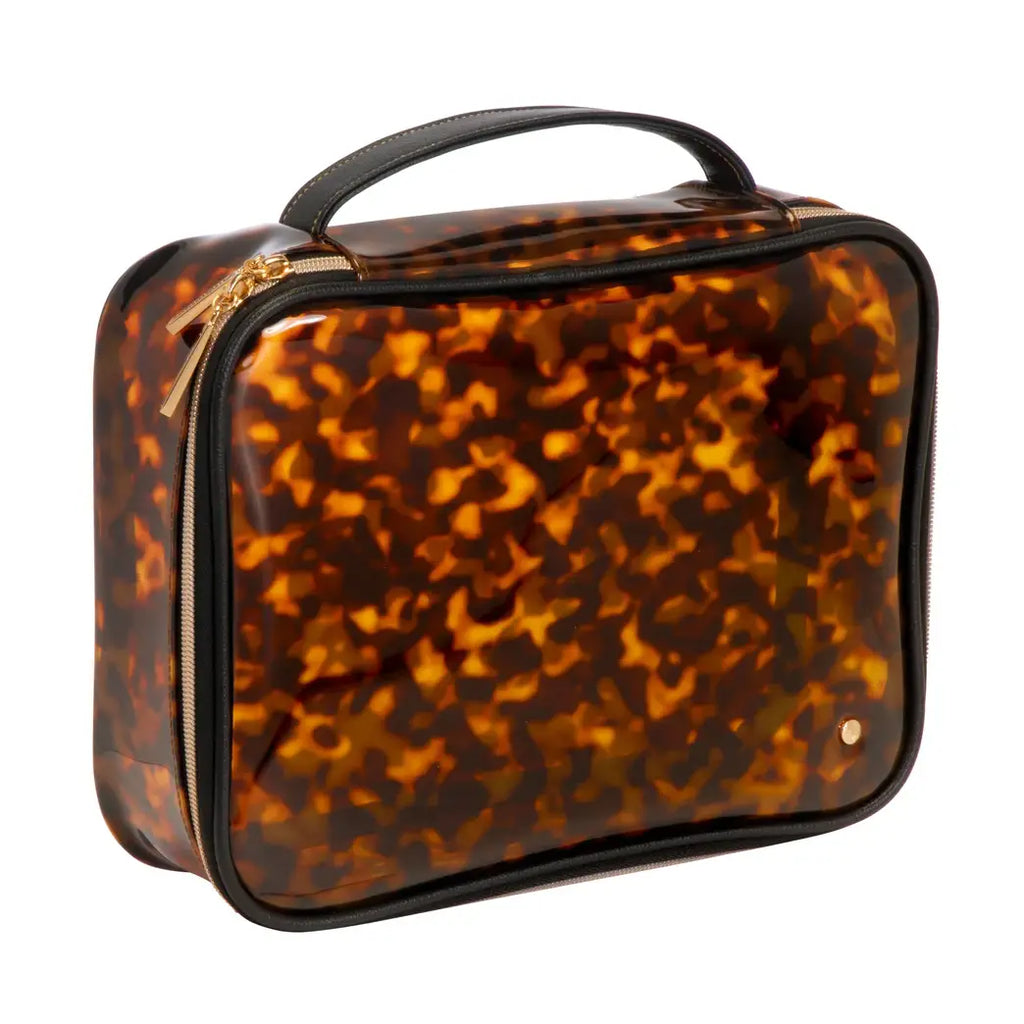 Miami Clearly Tortoise Claire Jumbo Makeup Case