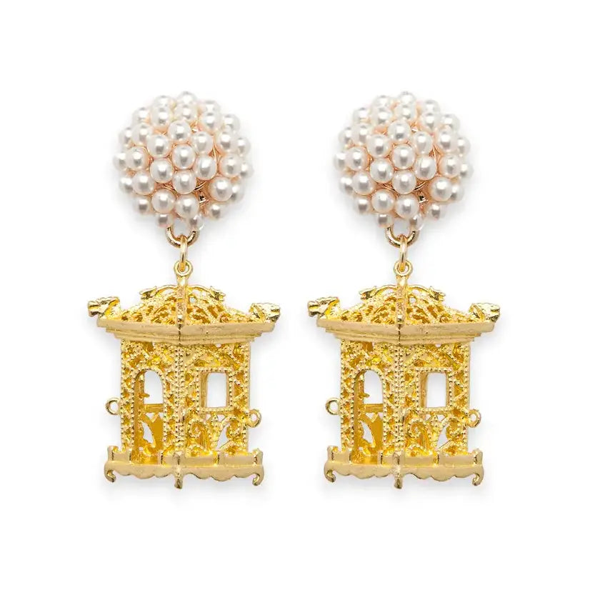 Seed Pagoda Earrings Multiple Colors Available