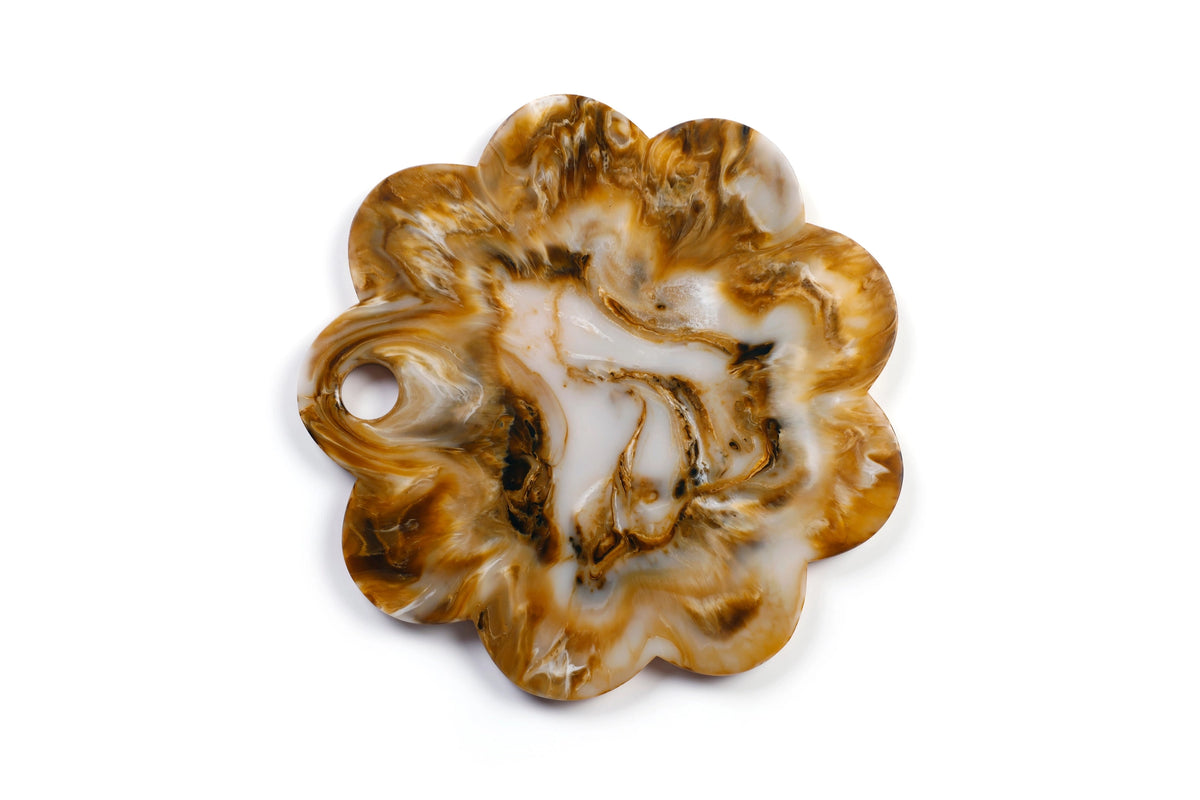 9" Resin Cheese Charcuterie Board | Handmade in India | The Posh Pagoda ...