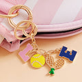 Personalized Tennis Initial Keychain & Bag Charm