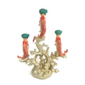 Coastal Reef 3-Tier Candlestick | Elegant Coastal Home Decor