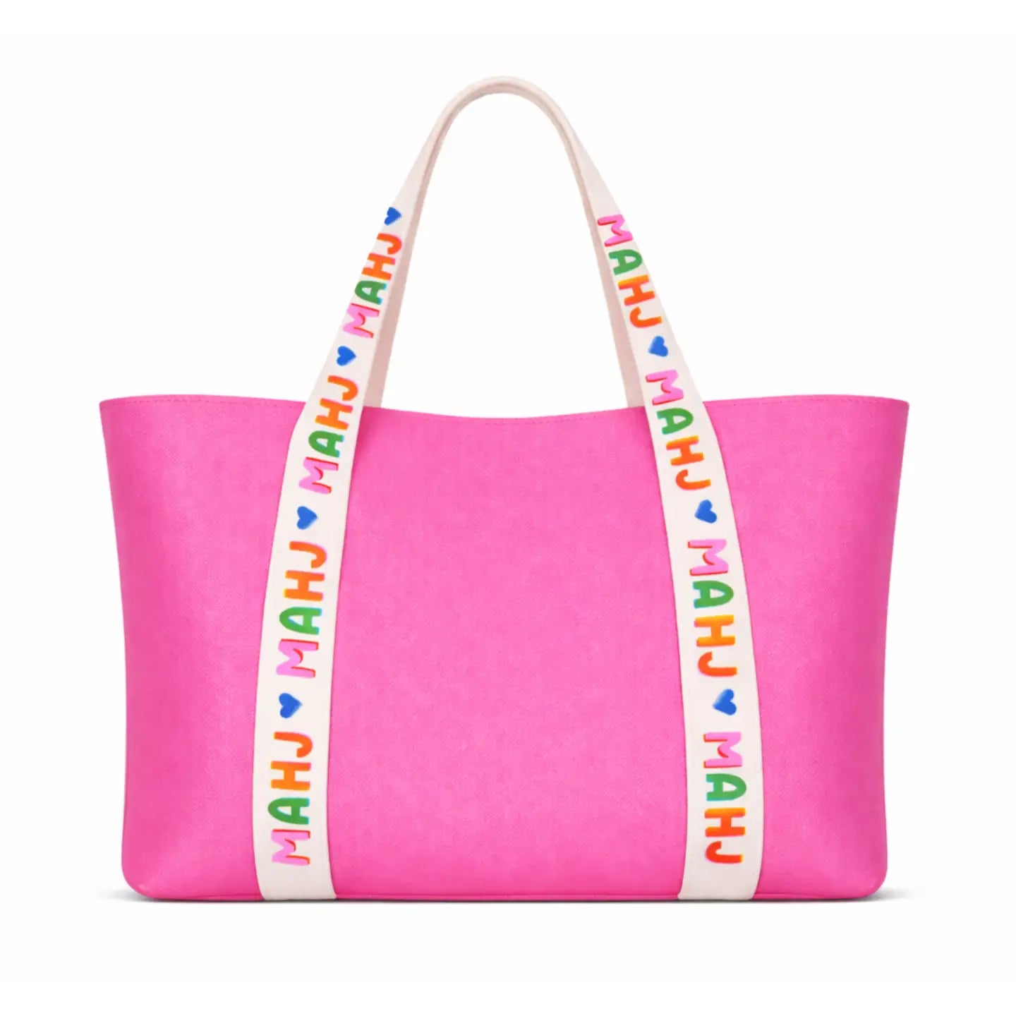 Bright Colored Leather Mahjong Tote Bag