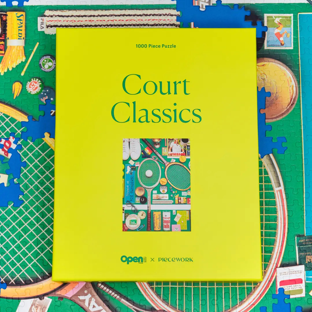 Court Classics 1000 Piece Puzzle | Tennis Jigsaw Puzzle for Adults
