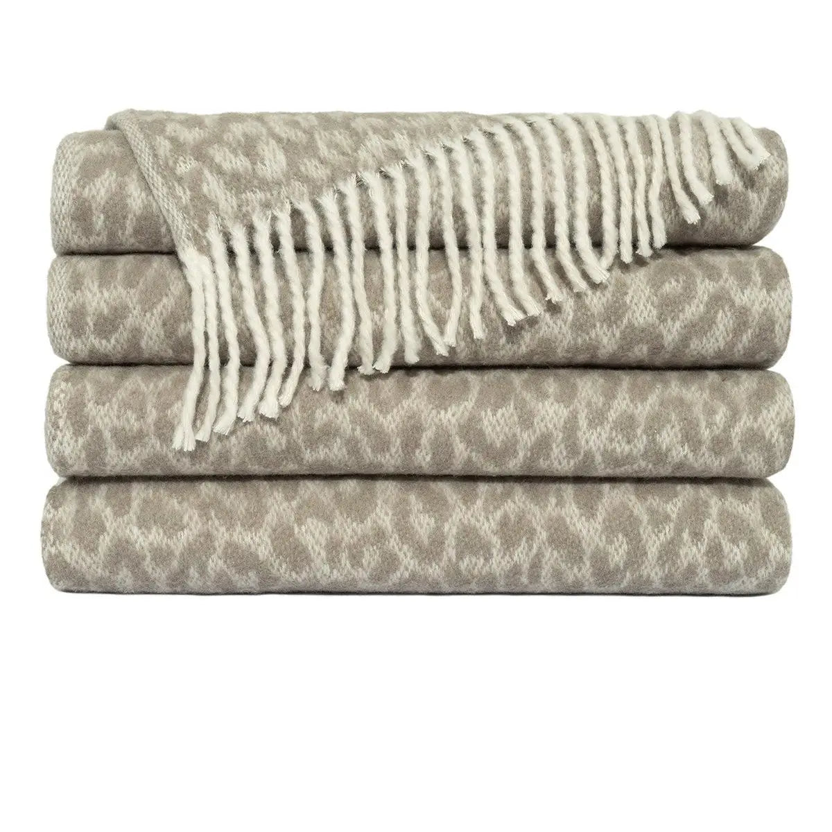 Karoo Brown Cotton-Blend Throw Blanket 50" x 60"