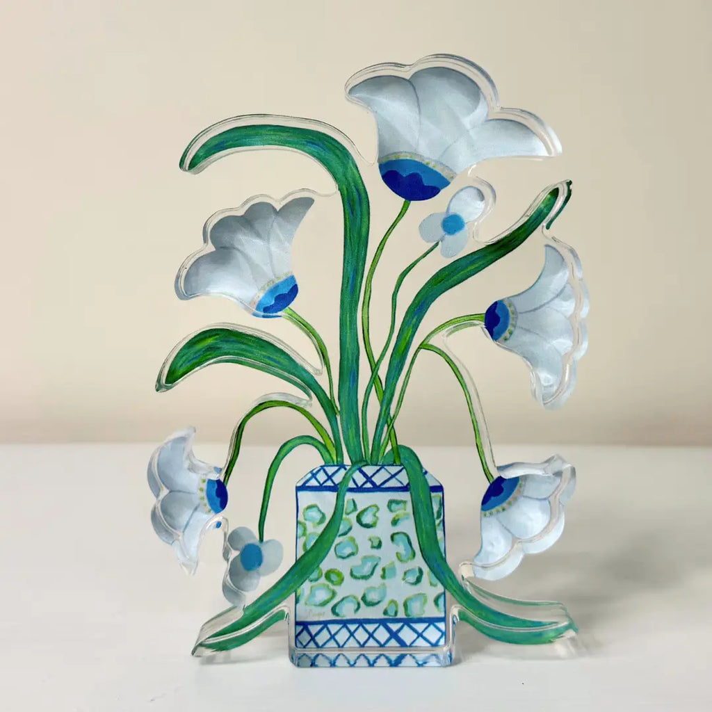 Beautiful Belle Fleurs Acrylic Block
