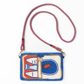 Handmade Lelia Sardine Seed Bead Clutch with Strap