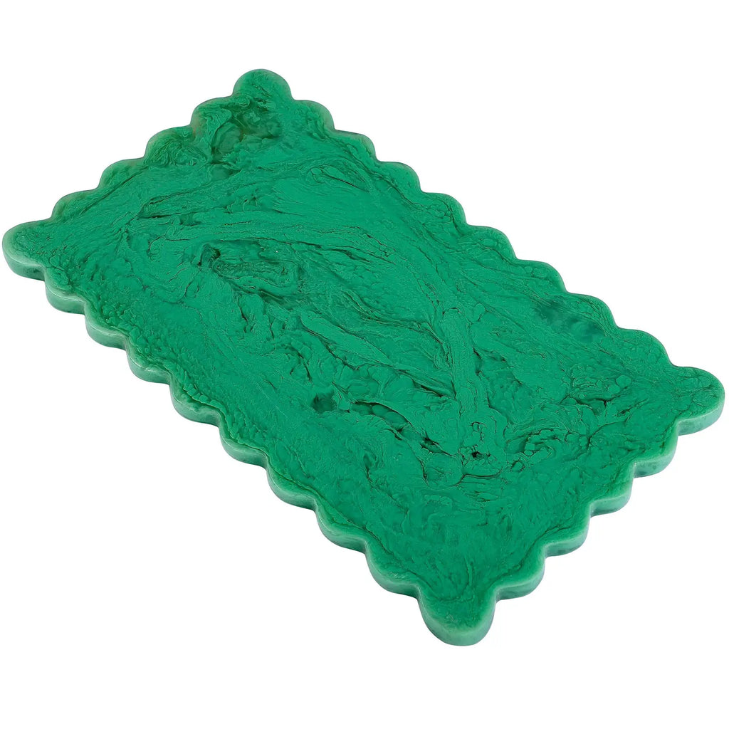 Scallop Rectangular Resin Cheese Board