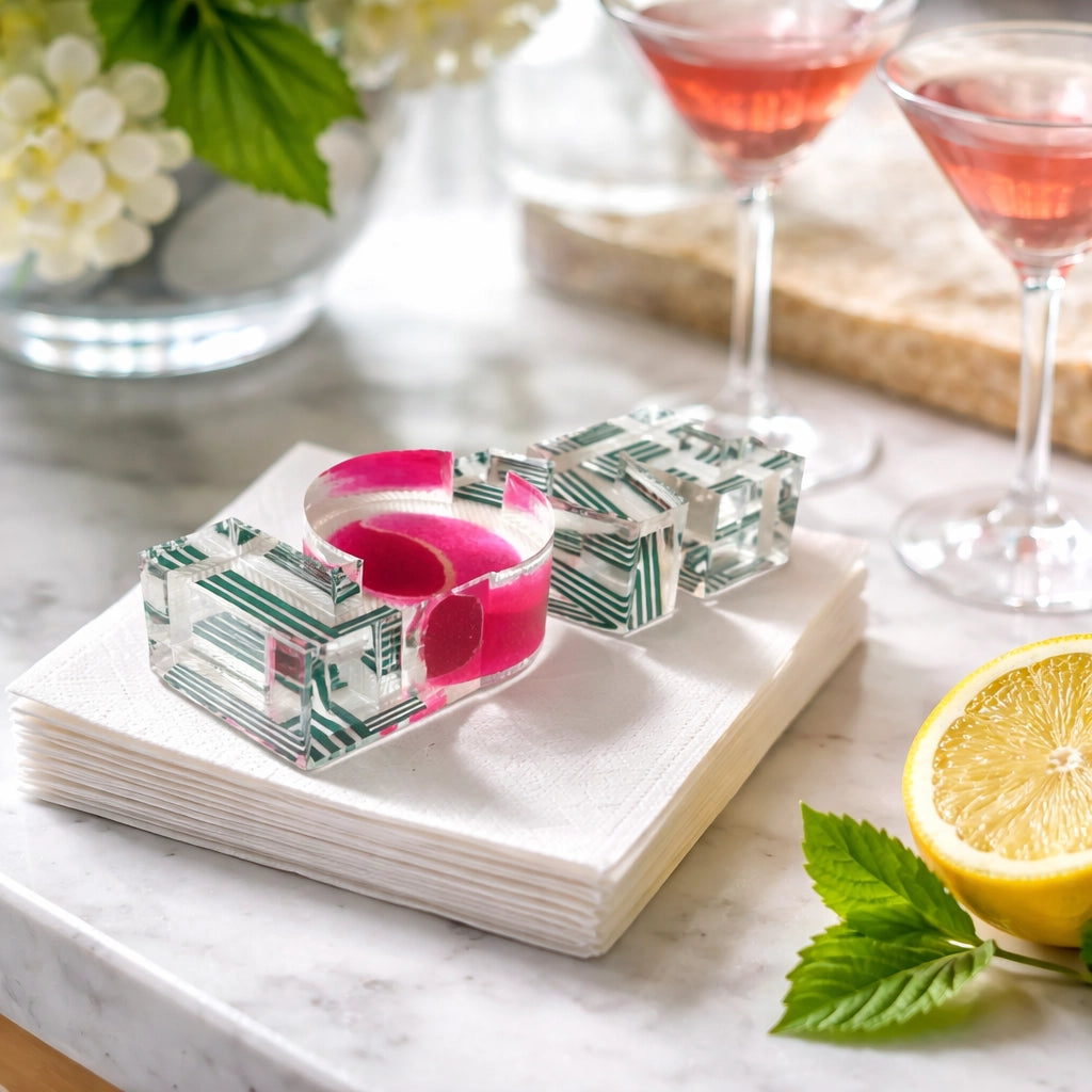 Tennis Love Acrylic Napkin Weight