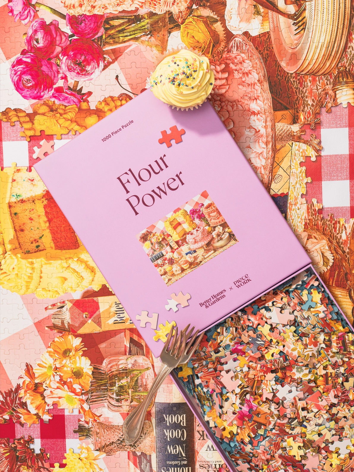 Flour Power 1000 Piece Puzzle | Baking & Kitchen Jigsaw Puzzle for Adults