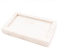 Handcrafted White Marble Soap Dish